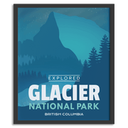 Glacier National Park 'Explored' Poster